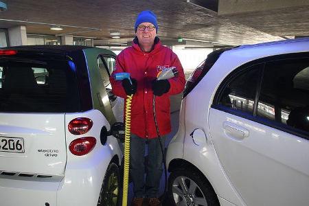 Mitsubishi i-Miev und Smart Fortwo ED