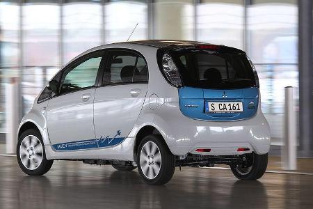 Mitsubishi i-Miev und Smart Fortwo ED