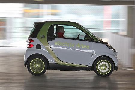 Mitsubishi i-Miev und Smart Fortwo ED