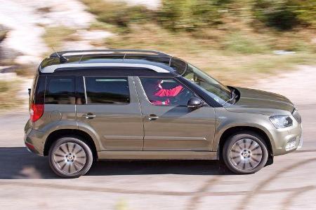 Skoda Yeti 2.0 TDI 4x4, Seitenansicht