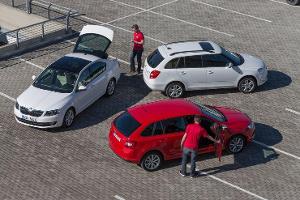 Skoda Rapid Spaceback gegen Octavia und Fabia