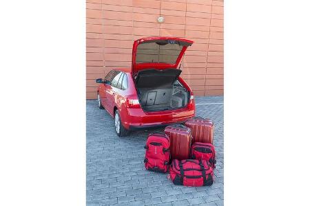 Skoda Rapid Spaceback, Kofferraum