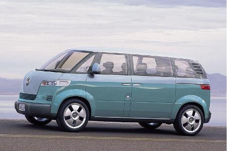 Schon 2001 zeigte VW auf der NAIAS in Detroit die Freizeit-Studie Microbus. Nach den positiven Reaktionen sollte der moderne...