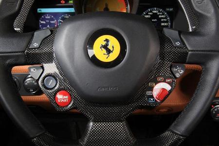 Ferrari 458 Italia, Lenkrad, Bedienkonzept
