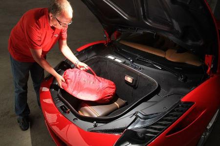 Ferrari 458 Italia, Kofferraum