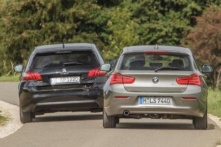 BMW 116d EDE, Peugeot 308 Blue HDi,
