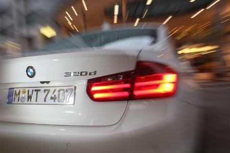 BMW 320d Efficient Dynamics Edition, Heckleuchte, Heck