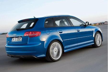 Seit der zweiten Generation arbeitet im Audi S3 ein 2-Liter-Aggregat mit Aufladung, das 265 PS generiert. Beim Facelift 2008...