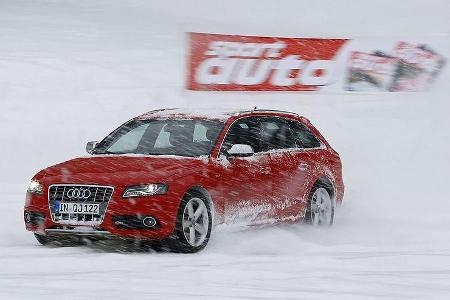 Auto & Ski 2011, Audi S4, Seite, Front, Schnee