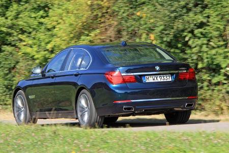 BMW 750i, Heckansicht