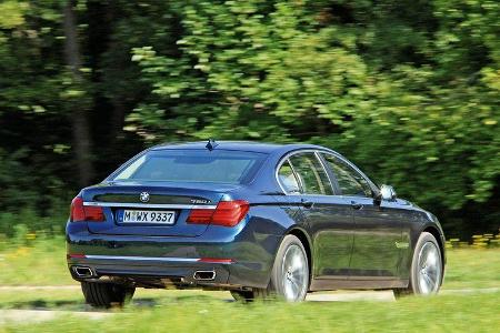 BMW 750i, Heckansicht