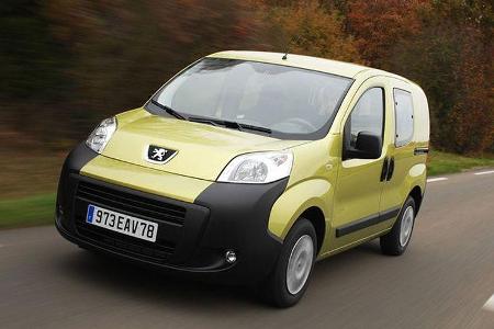 Der Peugeot Bipper Tepee kommt mit zwei Motorisierungen.