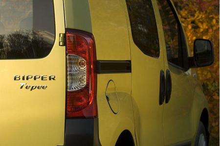 Peugeot Bipper Tepee - die Pkw-Variante des Transporters.