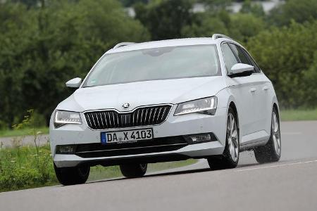 Skoda Superb Combi 2.0 TDI, Front