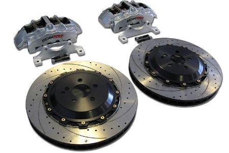 Die Bremsscheiben haben eine Größe von 386 Millimeter.
