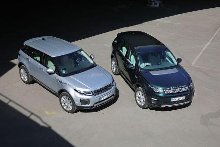 Land Rover Discovery Sport, Range Rover Evoque, Exterieur