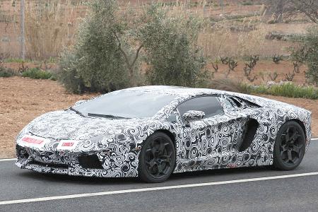 Lamborghini Aventador Erlkönig