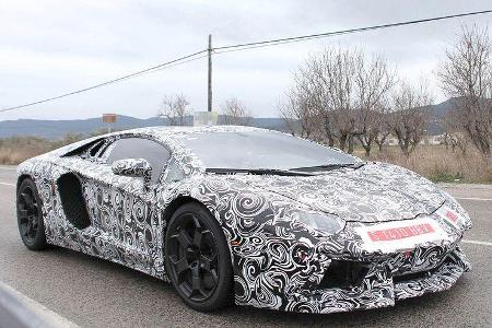 Lamborghini Aventador Erlkönig