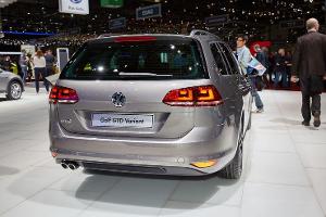VW Golf GTD Variant auf dem Autosalon Genf