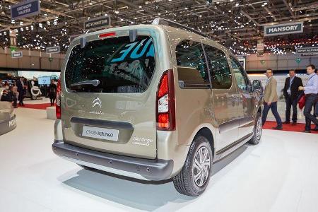 Citroen zeigt den facegelifteten Berlingo auf dem Autosalon in Genf.