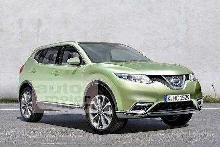 Nissan Qashqai 2014, Retusche