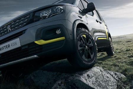 Mit Allradantrieb soll das Rifter 4x4 Concept auch in schwierigem Gelände eine gute Figur machen.