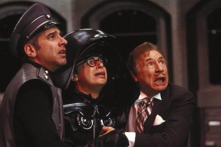 Mel Brooks und seine albernen Sternenkrieger George Wyner und Rick Moranis in 