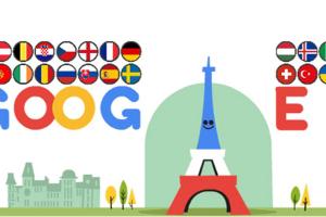 Grünes Google Doodle zum EM-Auftakt in Paris