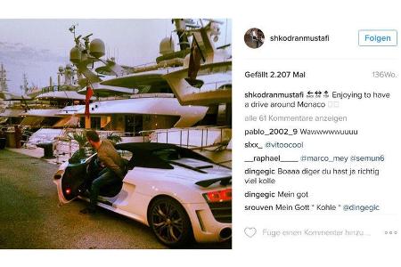 Autos der EM-Stars 2016, Fussballer-Autos, 06/2016