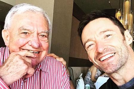 Hugh Jackman mit seinem Vater Chris Hugh Jackman mit seinem Vater Chris