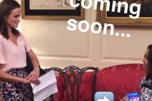 Was macht Michelle Obama bei den "Gilmore Girls"?