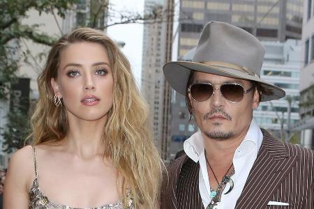 Amber Heard und Johnny Depp auf der Premiere ihres Films 