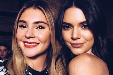 Stefanie Giesinger mit ihrem Vorbild aus dem Kardashian-Clan: Kendall Jenner Stefanie Giesinger mit ihrem Vorbild aus dem Kardashian-Clan: Kendall Jenner