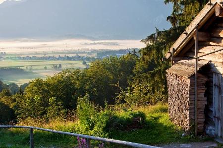 Idyllisch-romantisch: Ein historischer Hof im Freiluftmuseum