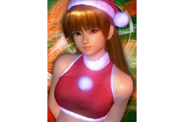 Weihnachtliche Schönheit aus dem Actionspiel 