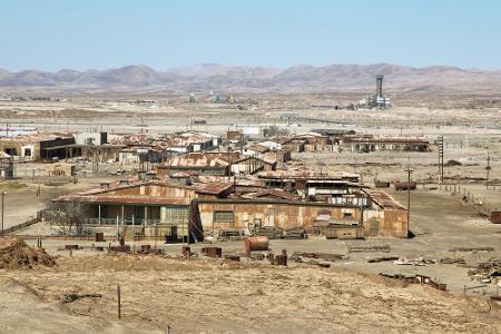 In den Humberstone- und Santa-Laura-Salpeterwerke in Chile wurde von 1872 bis 1961 der (damals) wertvolle Chile-Salpeter abg...