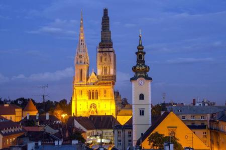 Von Frankfurt direkt in die kroatische Hauptstadt Zagreb