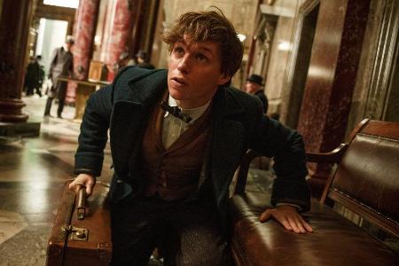 Eddie Redmayne in seiner Rolle als Newt Scamander in 