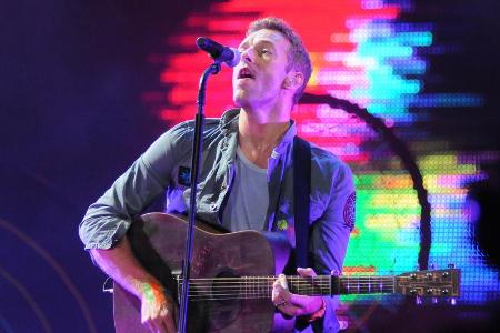 Coldplay-Sänger Chris Martin bei einem Auftritt in Brasilien