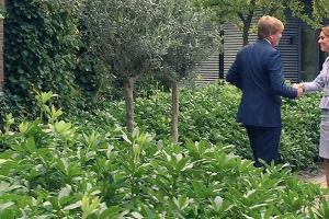 Kate plauscht im Grünen mit Willem-Alexander