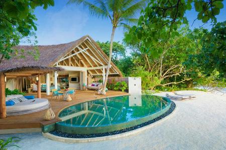 Beach Villa am Strand von Milaidhoo Island
