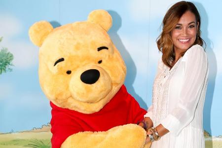 Jana Ina Zarrella drufte Winnie beim Puuh Disney Baby Breakfast 