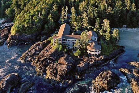 Das natürliche Luxushotel liegt bei Tofino auf Vancouver Island