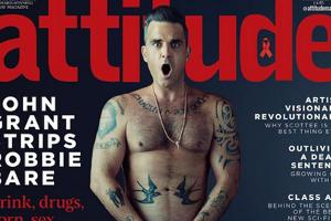 Robbie Williams nackt auf Magazin-Cover
