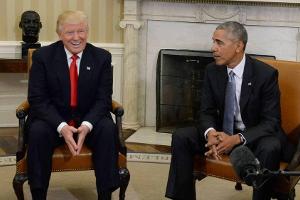 Erstes Treffen von Trump und Obama im Weißen Haus