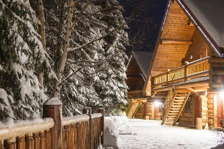 Gästehaus im Heli Ski Village von Blue River