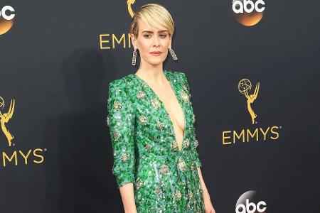 Sarah Paulson bekam den Emmy als beste Hauptdarstellerin in einer Mini-Serie für 