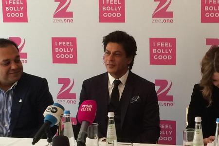 Shah Rukh Khan bei der Präsentation des Bollywood-Senders 
