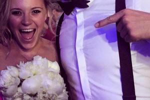 Schweinsteigers Traumhochzeit: Miriam Gössner fängt den Brautstrauß