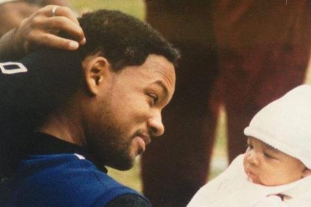 Will Smith in jungen Jahren mit seinem Sohn Jaden